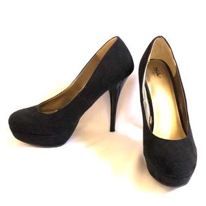 Tall Faux Suede Stilettos